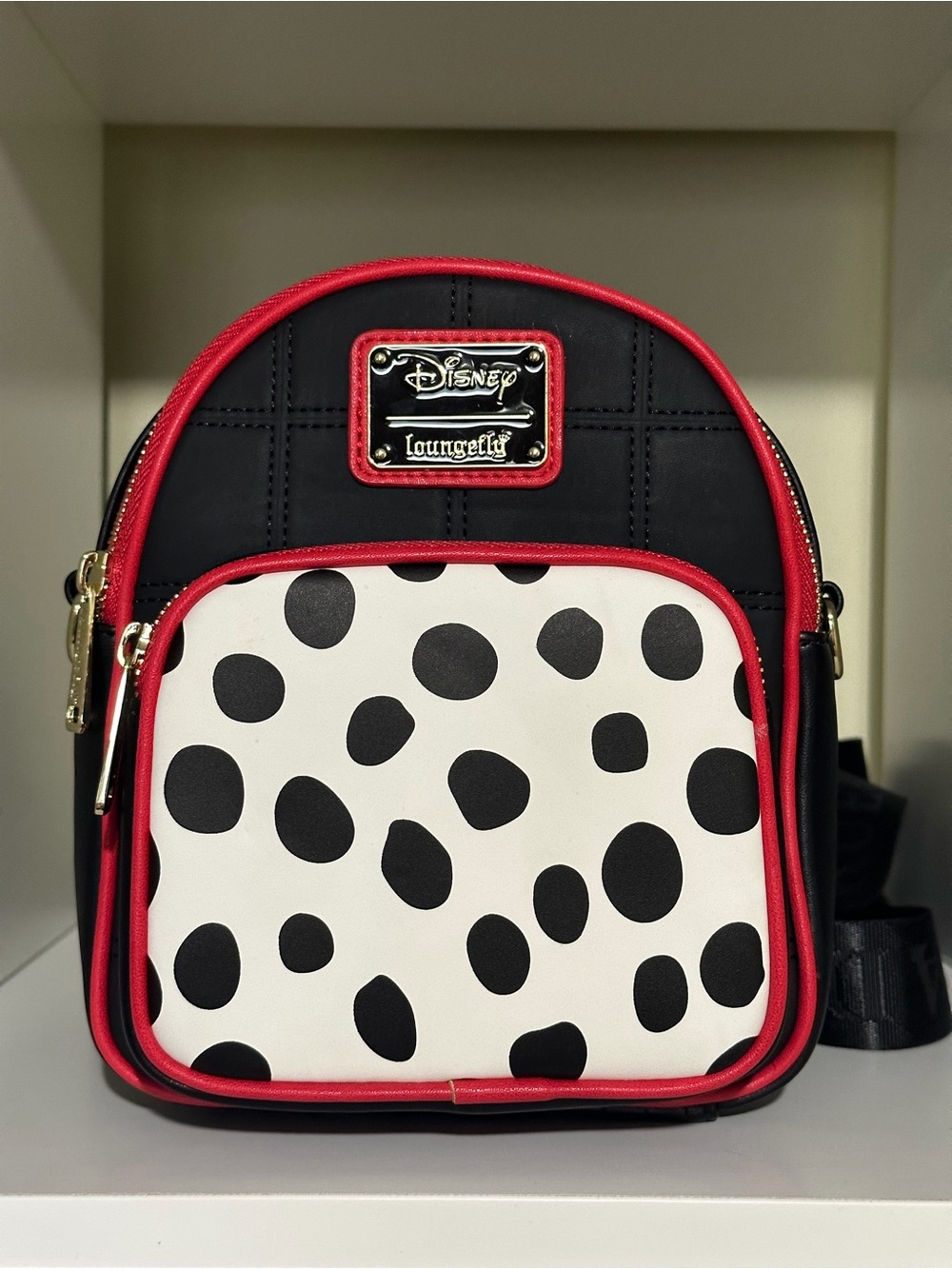 Loungefly Disney 101 Dalmatians Cruella de Vil Convertible Backpack